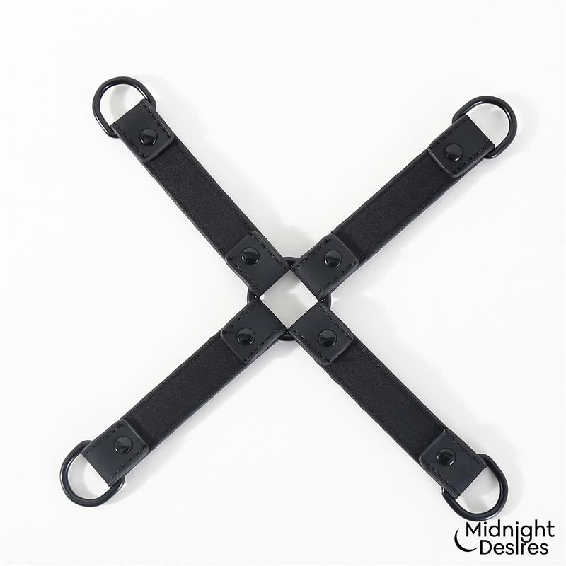 Hogtie Cross Bar Hand and Ankle Cuffs
