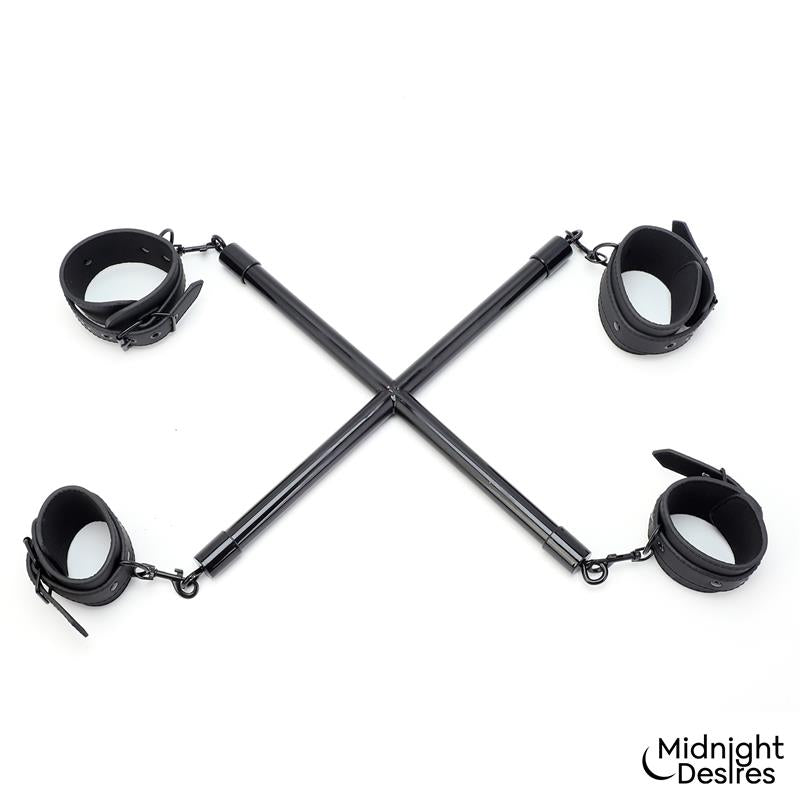 Rigid Crossed Bar with Cuffs