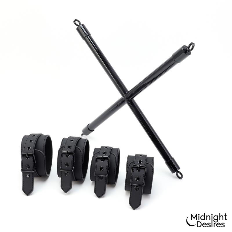 Rigid Crossed Bar with Cuffs