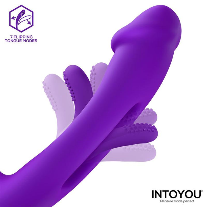Siter 20 Flapping Tongue with Hitting Ball Vibrator with Caps