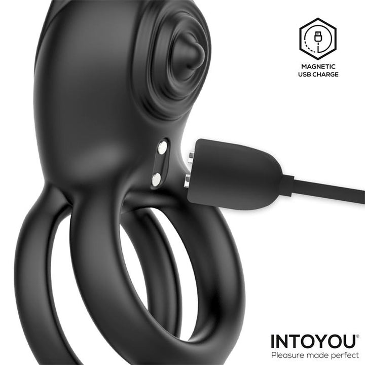 Konny Vibrating Rabbit Double Cockring with Remote