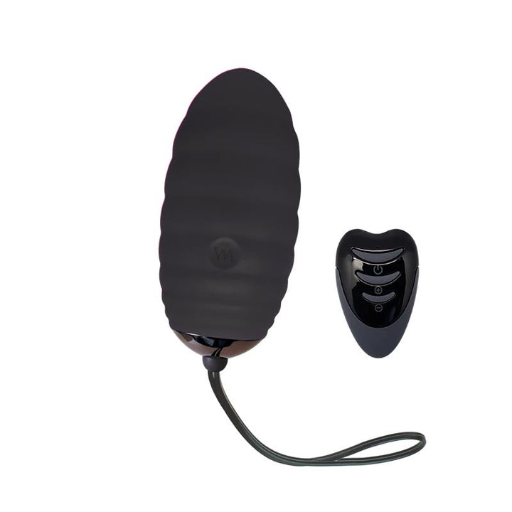 Vibrating Egg with Remote Control Ocean Breeze 20 Black