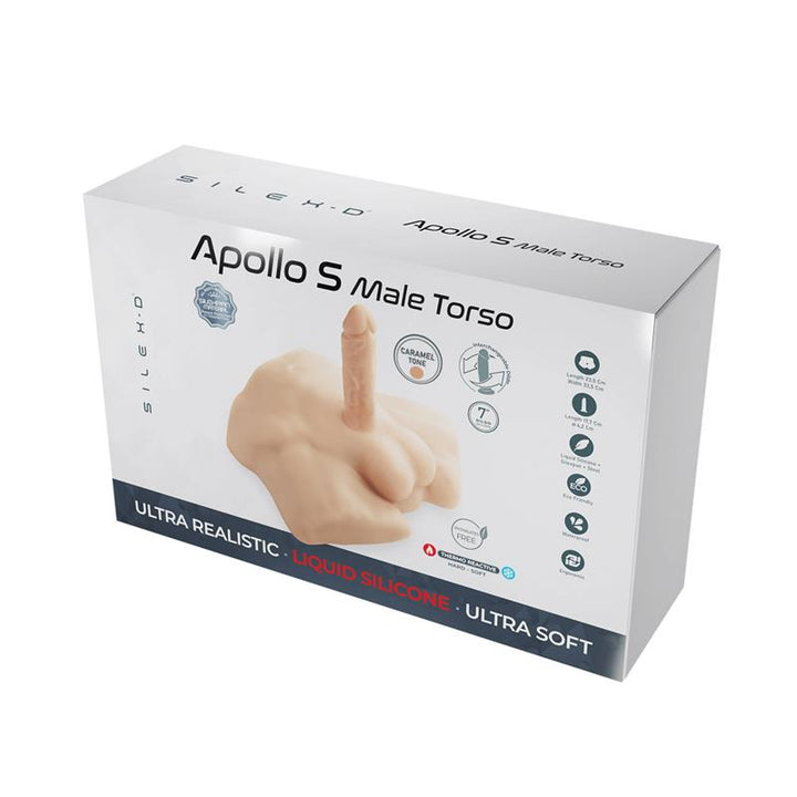 Apollo S Half Torso Liquid Silicone Caramel 7